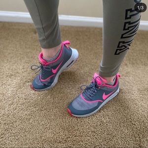 Pink and Grey Nike Sneakers